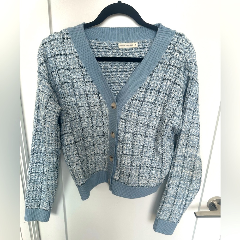 Plaid cardigan